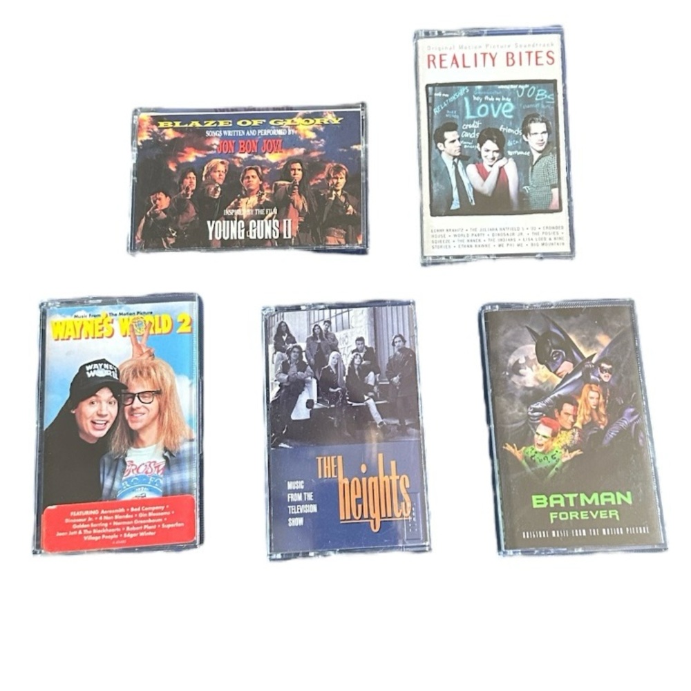 Early 1990s Movies Cassette Tape Bundle